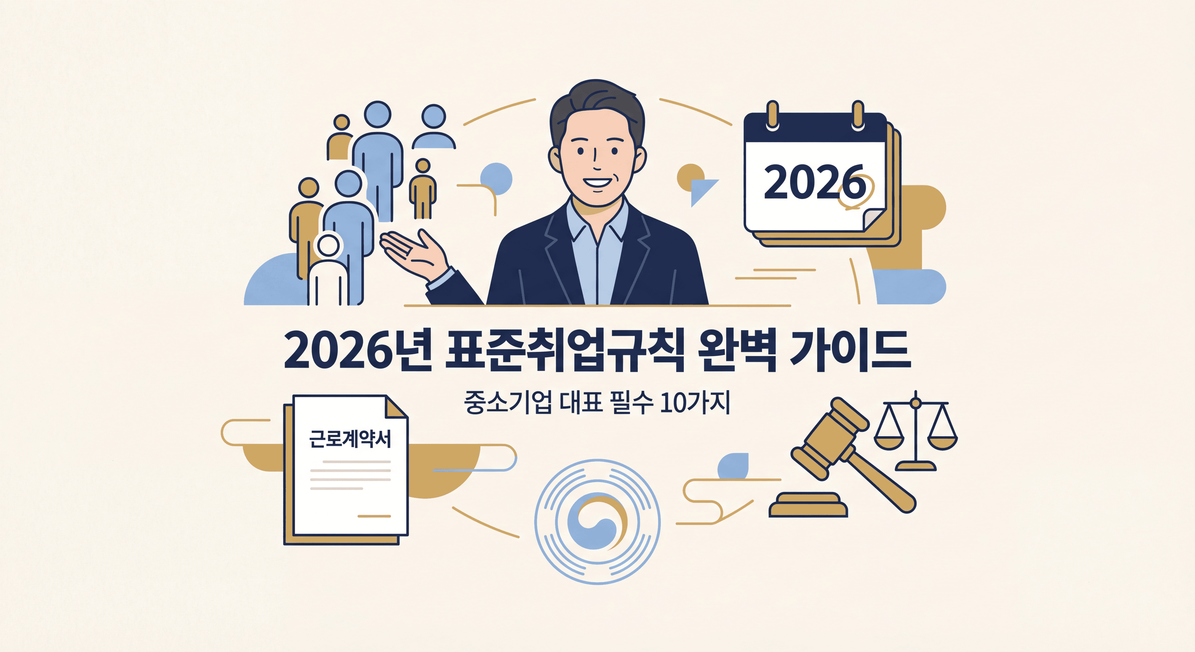 2026년 표준취업규칙 전면 개정 — 중소기업 대표가 반드시 확인해야 할 10가지